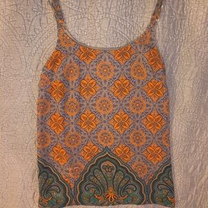 Fun patterned Cabi tank top